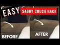 Fix Saggy Couch Cushion l Fast, Easy, Cheap