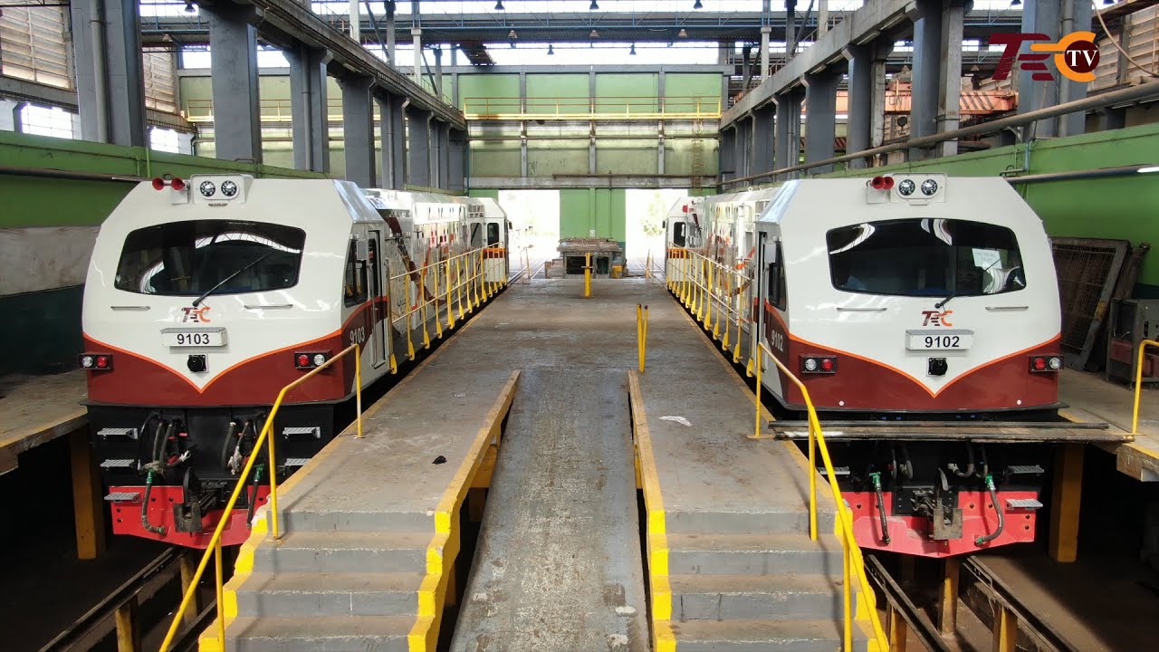 KARAKANA KUU YA TRC, JIONEE VICHWA VIPYA VYA TRENI, MPAKA JIKO CHUMBA CHA DEREVA