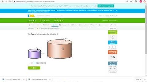 IXL T8: Introduction to Similar Solids (Geometry)