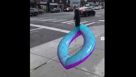Modifying a Torus (v2) in GeoGebra Augmented Reality