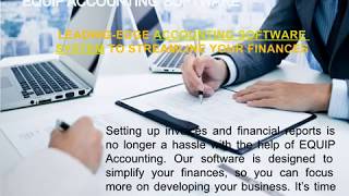The Best Small Business Accounting Software EquipERP