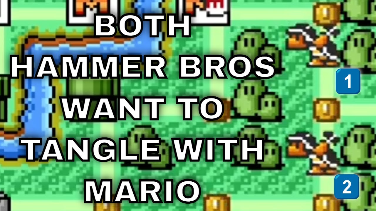 Both Hammer Bros want to Dance with Mario! Mario 3 World 5 Hammer