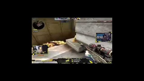Incredible fastzoom and nozoom from Top player in the world of CS:GO- s1mple.