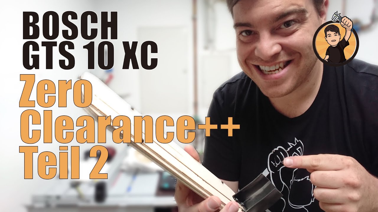 Bosch Gts 10 Xc Zero Clearance Upgrades Bessere Staubabsaugung Teil 2 2 Nachdenksport Youtube