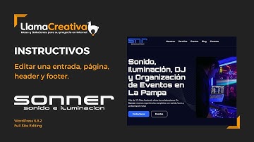 Sonner - Guía Completa para Editar tu Sitio en WordPress con Full Site Editing (FSE)