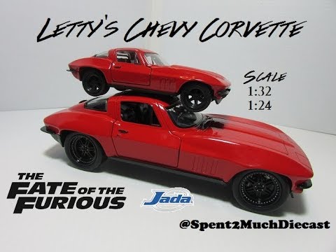 Letty's Chevy Corvette Diecast (Jada) The Fate Of The