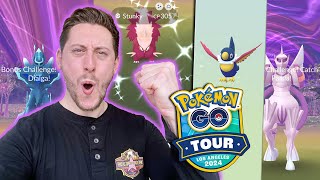 THE RAREST CATCH! *Pokémon GO Sinnoh Tour* Los Angeles Early Gameplay