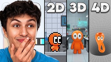 J’ai crée le MÊME Jeu de la 0D à la 4D (c’est trop stylé)