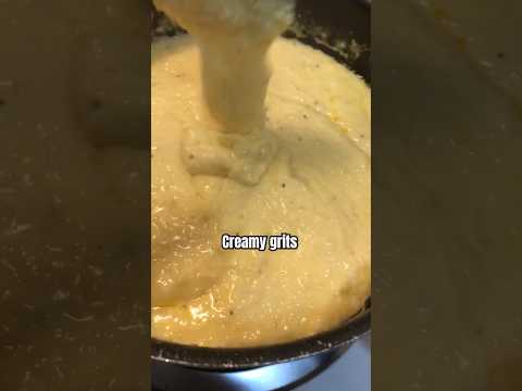 CREAMY CHEESE GRITS.👩‍🍳😋
