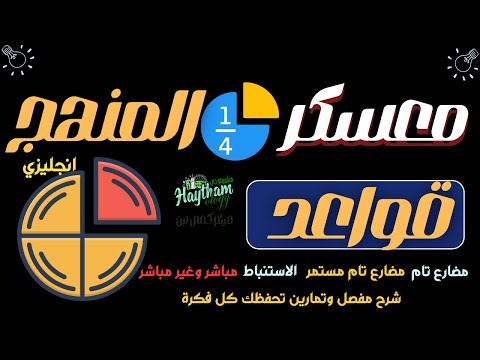 معسكر ربع المنهج شرح شامل لقواعد اول 3 وحدات و تمارين معمولة بكيف للقواعد وتفسيرها كلمة كلمة 