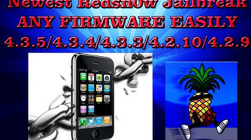 NEWEST REDSN0WJAILBREAK iOS 4.3.5/4.3.4/4.3.3/4.2.10/4.2.9/4.2.8/4.2.1 AND MORE