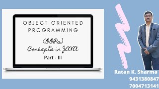 Introduction to JAVA Programming - Part III