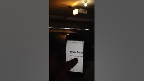 Raspberry pi with nodejs - garage opener