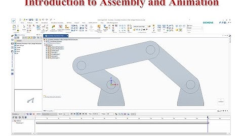 Learning Solid Edge - Introduction to Assembly and Animation