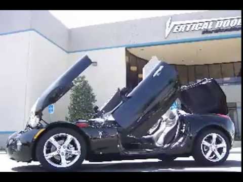 Vertical Doors Pontiac Solstice With Lambo Doors Youtube