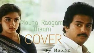Video thumbnail of "Mouna Ragam theme music on Keyboard by Maxon"