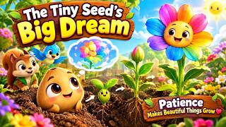 The Tiny Seed's Big Dream 🌱🌸 | Patience Song for Kids | Preschool Nursery Rhyme
