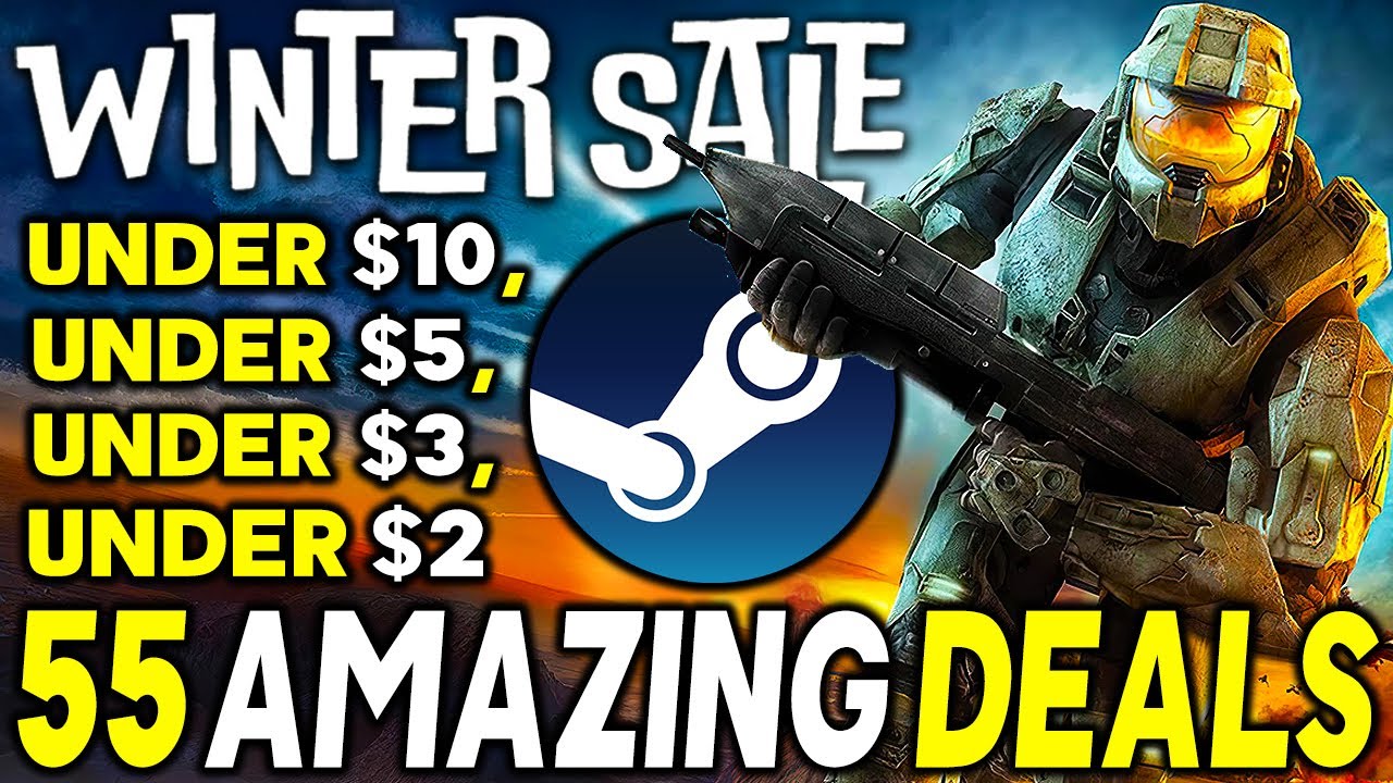 STEAM WINTER SALE 2023 - 55 AMAZING PC GAME DEALS UNDER $10, UNDER $5, UNDER  $3 & UNDER $2! 