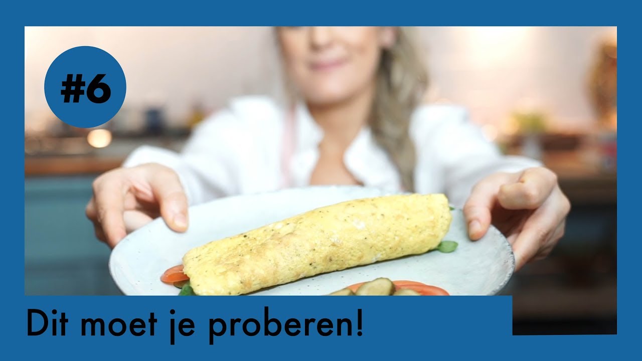 Appeltje-eitje: lunch met deze makkelijke ei-wrap met ham en kaas - &C