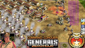 Infantry 1vs7 All GLA Generals | Command & Conquer Generals Zero Hour