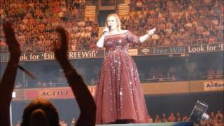 Adele reprimanding security  Melbourne 19.03.17