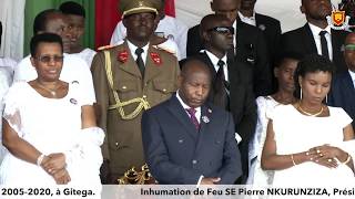 Funérailles  de SE Pierre Nkurunziza à Gitega