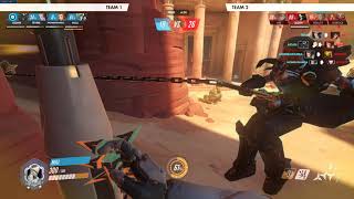Genji carry 4v4 comp comeback!