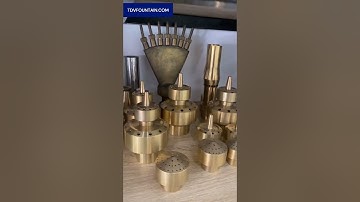 Vòi phun tạo hình đài hoa 2 tầng, vòi chùm lắp đài phun nước mini #shorts #tdvfountain  #đàiphunnước