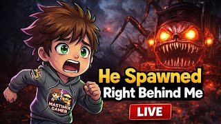 He Spawned Right Behind Me 😱🚂 | Choo-Choo Charles LIVE #gaming #shortslive