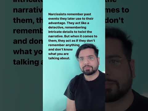 Narcissists Remember Past