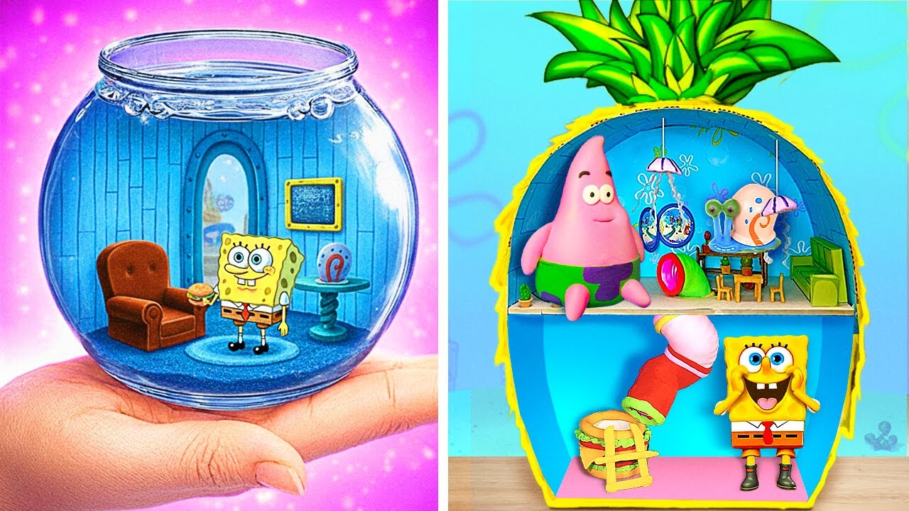 We Built the Ultimate Sponge Bob House IRL 😳🔥