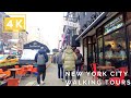 [4K] NYC Christmas Walking Tours🎄 | Winter Walk on Lexington Avenue, East Side of Manhattan