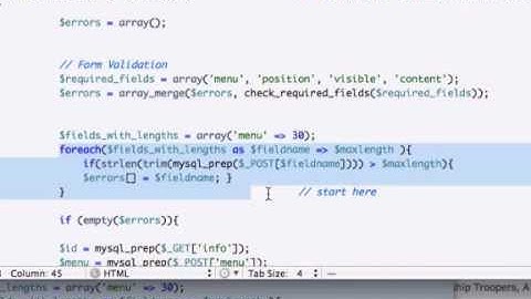 Building a CMS with PHP part 81 - Page Template 2