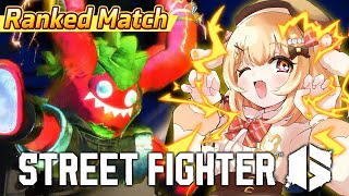【スト6】ランクマ/ダイア5 新しいこと練習しつつマスター目指すぞ～【因幡はねる / ななしいんく】