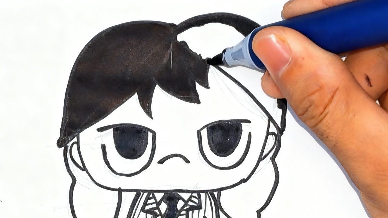 How to Draw Wednesday Addams: A Step-by-Step Art Guide