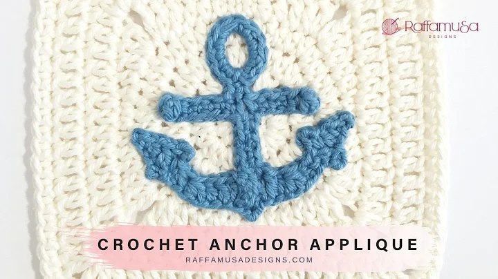 Easy Crochet Anchor Applique - Free Pattern