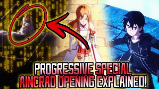 Sword Art Online Aincrad Opening Explained - Progressive Explained Special Gamerturk Progressive