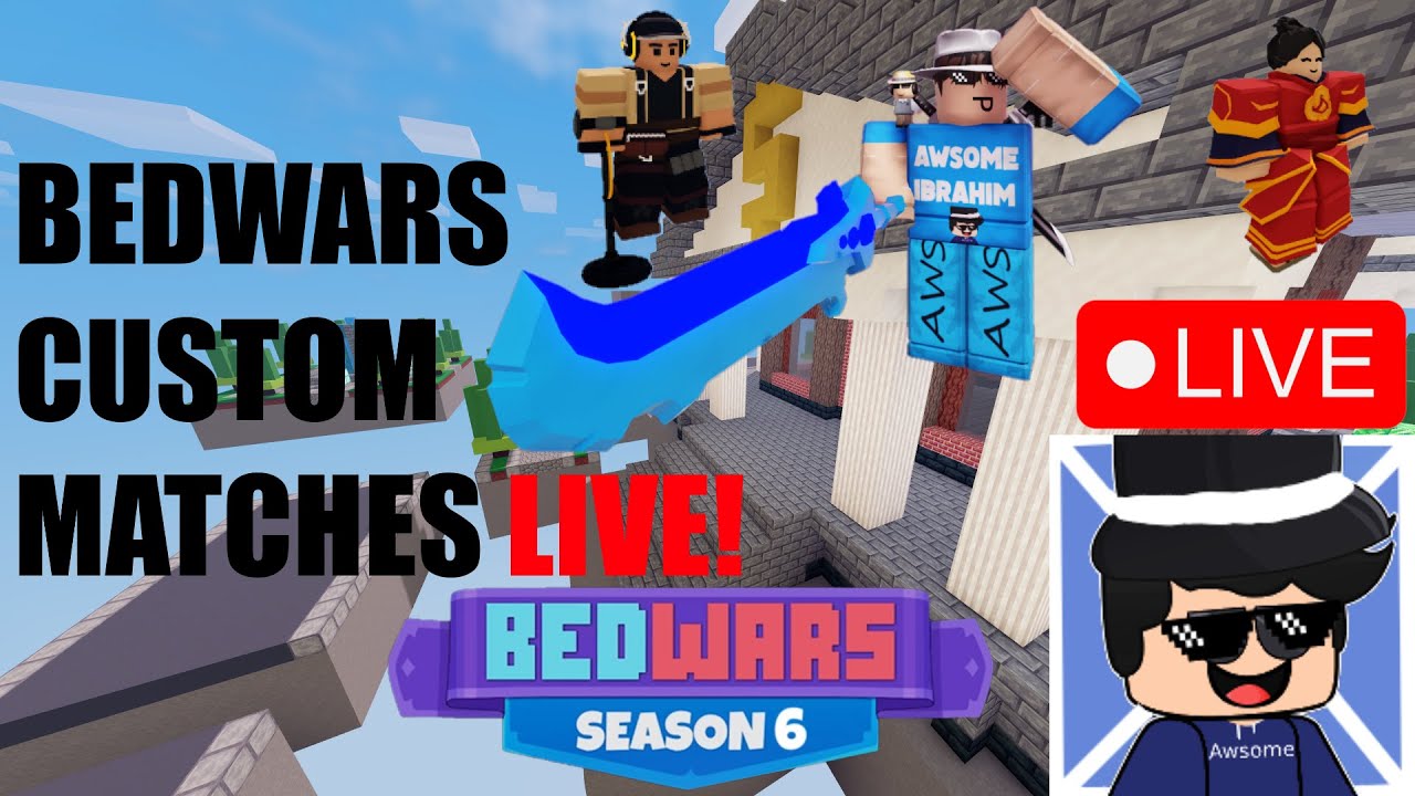 Bedwars Custom Matches LIVE! YouTube