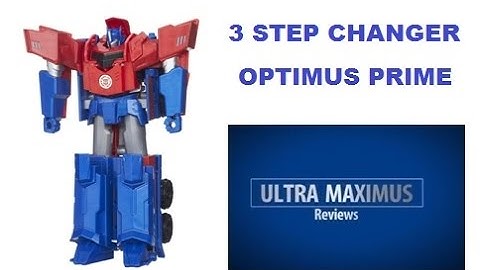 Optimus Prime 3 Step Changer Robots in Disguise