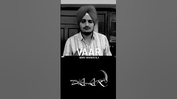 Thumbnail of Vaar Sidhu moose wala status #shorts #trending  #justiceforsidhumoosewala