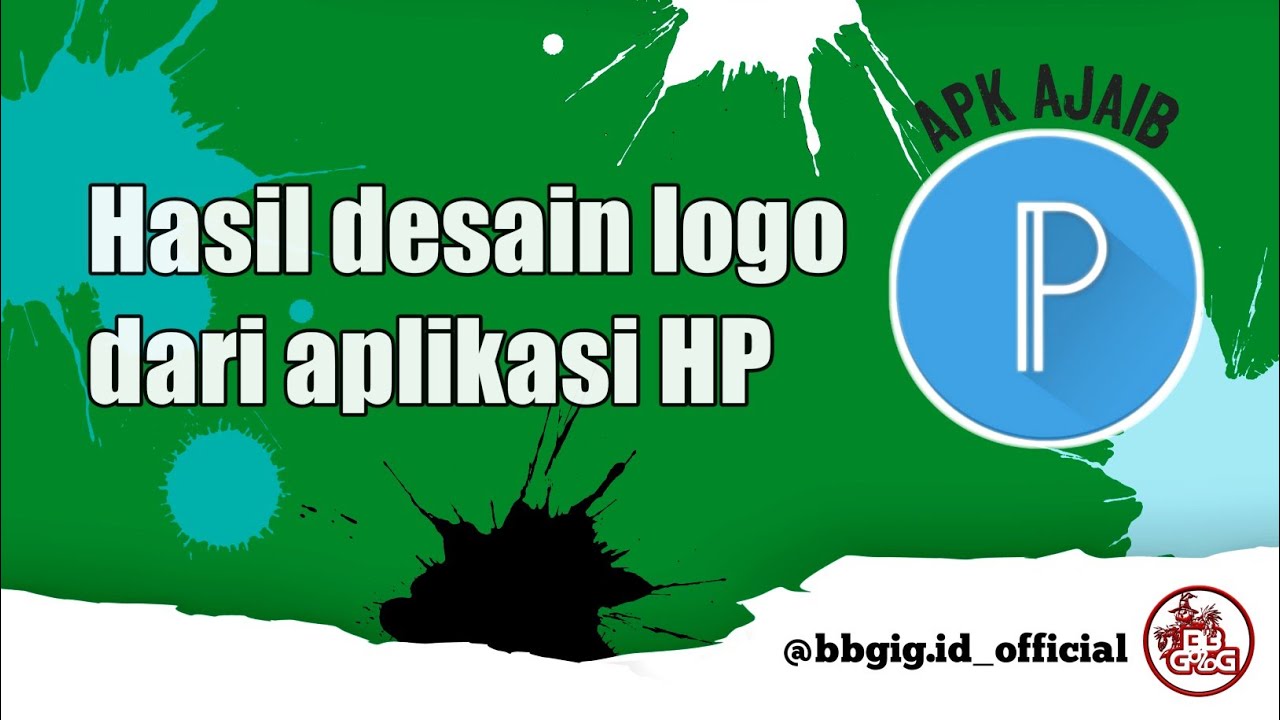 Hasil Design logo dari aplikasi hp - YouTube