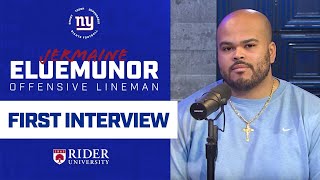 First Interview: Jermaine Eluemunor talks Giants homecoming | New York Giants