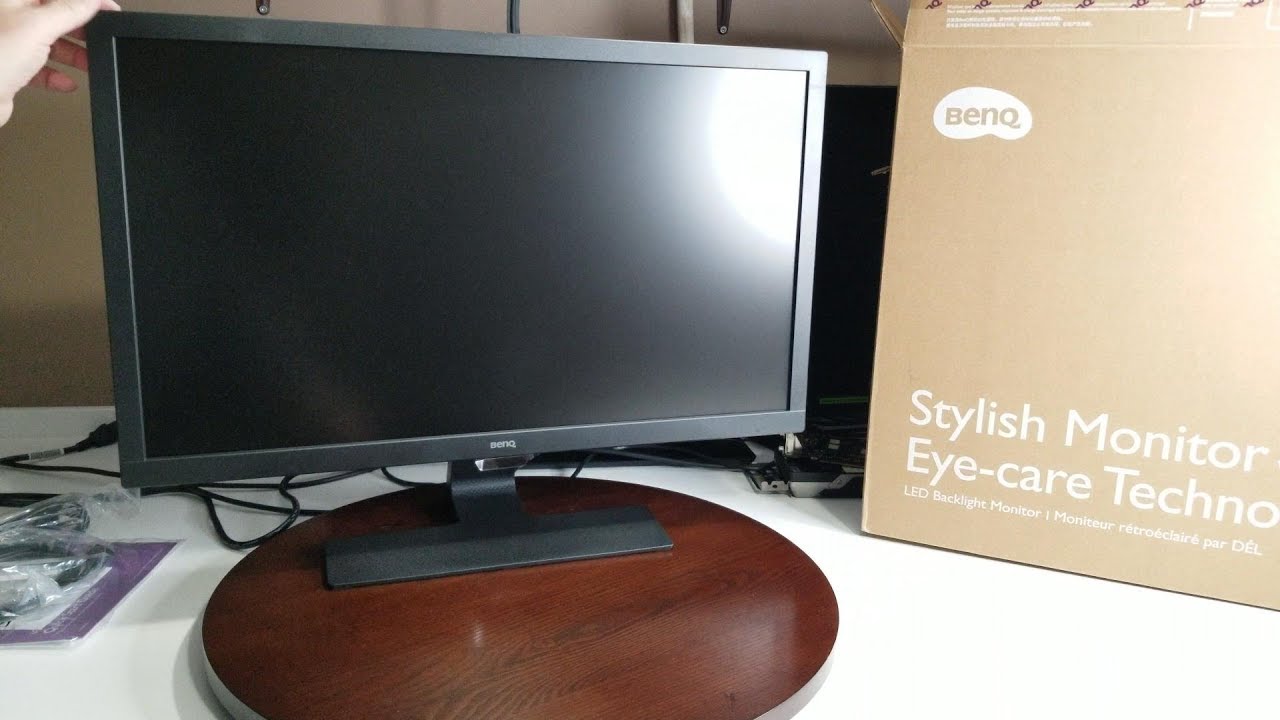 BenQ GL2780 Monitor Unboxing, Setup and Review - YouTube