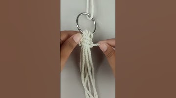 DIY Spiral Square Knot Tutorial #macrame #spiralknot #squareknot #macrametutorial #diy #crafts