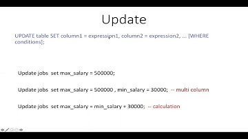 Oracle SQL/APEX  DML (5)