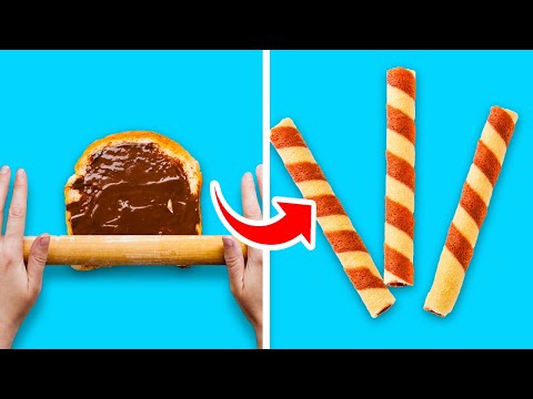 29-unusual-cooking-hacks-with-bread-and-other-goodies-||-crazy-cooking-tips-by-5-minute-recipes!