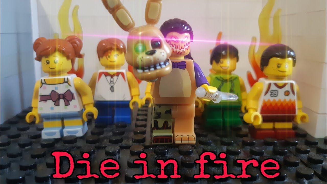 Die in fire [FNaF song] stop motion - YouTube