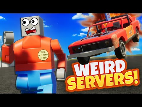 I Joined the BEST & WEIRDEST RP Servers in Brick Rigs