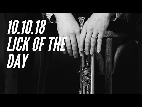 Using A Diminished Arpeggio To Target the Root | Jazz Trumpet Lick of the Day 10.10