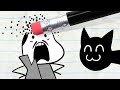 The Cat Gets Spooked! - in - “Cat Me If You Can” Pencilmation Cartoons